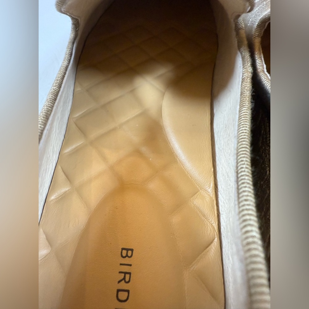 Birdies the swift in gold leather women’s size 9 flats loafers all season - Picture 3 of 9